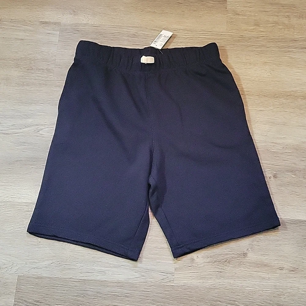 Childrens place elastic waist navy shorts 14
